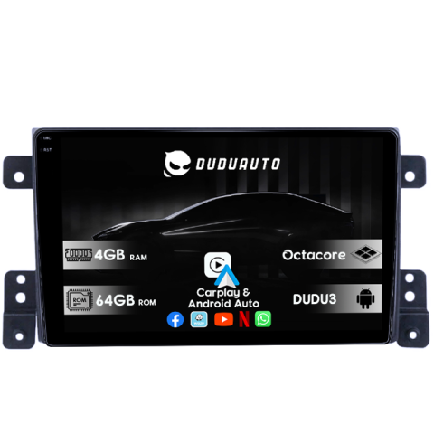 Grand Vitara (2005-2015) - Navigatie dedicata Suzuki Grand Vitara 2 2005-2013, DUDU3, 4GB RAM 64GB ROM, Octacore, Platforma 8581, Android, Display QLED 9", DSP, Carplay&AndroidAuto