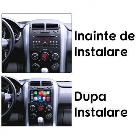 Navigatie dedicata Suzuki Grand Vitara 2 2005-2013, 4GB RAM 64GB ROM, Quad Core, Display 9" QLED 1K, Carplay, Android 14, Bluetooth, Magazin Play, Suport Camere AHD [4]