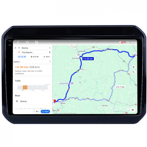 Navigatie dedicata Suzuki Ignis 2016-2020, 4GB RAM 64GB ROM, Octacore, Android 14, Display QLED 1K 9", Carplay&Android Auto, SIM 4G, Ventilator Activ [3]