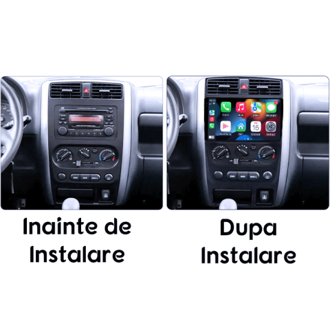 Navigatie dedicata Suzuki Jimny 2007-2012,4GB RAM 64GB ROM, Procesor Qualcomm Octacore, Android 14, Rezolutie 2K, Display QLED 9", DSP, Carplay&Android Auto, SIM 4G [6]