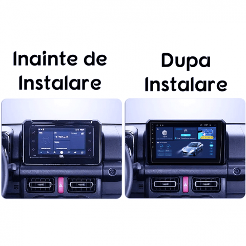 Navigatie dedicata Suzuki Jimny 2018-2020, 4GB RAM 64GB ROM, Octacore, Android 14, Display QLED 1K 9", Carplay&Android Auto, SIM 4G, Ventilator Activ [4]