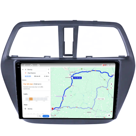 Navigatie dedicata Suzuki S-cross 2012-2016, 8GB RAM 128GB ROM, Octacore, Platforma TS18, Android 14, Display QLED 9", Suporta camera 360", DSP, Carplay&Android Auto, SIM 4G, Ventilator Activ [2]