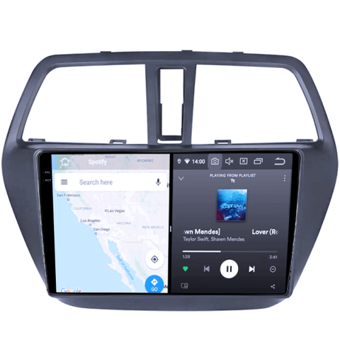 Navigatie dedicata Suzuki S-cross 2012-2016, 8GB RAM 128GB ROM, Octacore, Platforma TS18, Android 14, Display QLED 9", Suporta camera 360", DSP, Carplay&Android Auto, SIM 4G, Ventilator Activ [8]