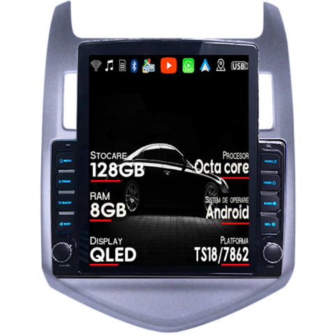 Aveo 2011-2015 - Navigatie dedicata Chevrolet Aveo 2012-2015 Tesla Style, Android, 9.7 inch , 8+128GB, Internet, Aplicatii, Waze, GPS