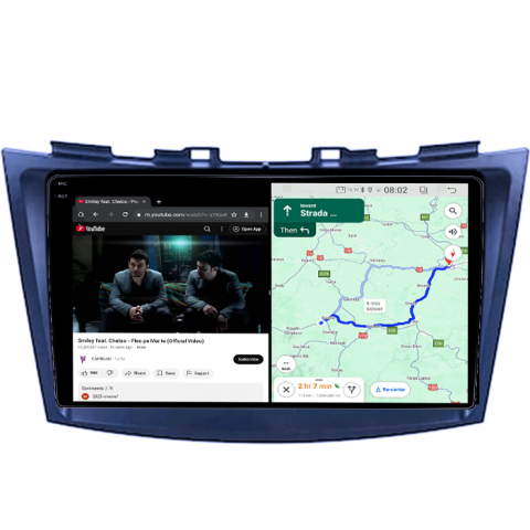 Navigatie dedicata Suzuki Swift 2010-2017, 4GB RAM 64GB ROM, Quad Core, Display 9" QLED 1K, Carplay, Android 14, Bluetooth, Magazin Play, Suport Camere AHD [2]
