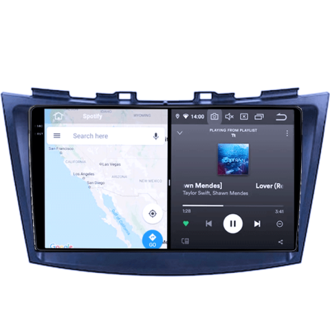 Navigatie dedicata Suzuki Swift 2010-2017, 8GB RAM 128GB ROM, Octacore, Platforma TS18, Android 14, Display QLED 9", Suporta camera 360", DSP, Carplay&Android Auto, SIM 4G, Ventilator Activ [7]