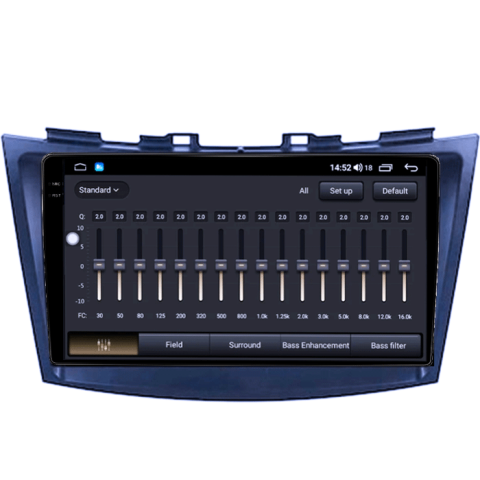 Navigatie dedicata Suzuki Swift 2010-2017, 8GB RAM 128GB ROM, Octacore, Platforma TS18, Android 14, Display QLED 9", Suporta camera 360", DSP, Carplay&Android Auto, SIM 4G, Ventilator Activ [8]