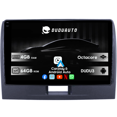 Navigatii Dedicate - Navigatie dedicata Suzuki Wagonr 2010-2018, DUDU3, 4GB RAM 64GB ROM, Octacore, Platforma 8581, Android, Display QLED 9", DSP, Carplay&AndroidAuto