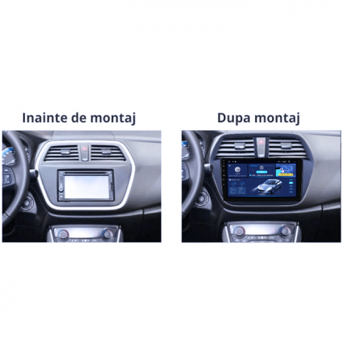 Navigatie dedicata Suzuki SX4 2014 S Cross, 4GB RAM 64GB ROM, Quad Core, Display 9" QLED 1K, Carplay, Android 14, Bluetooth, Magazin Play, Suport Camere AHD [4]