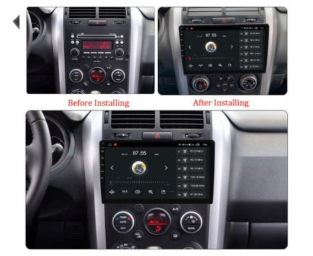 Navigatie dedicata Suzuki Vitara 2005-2015, 4GB RAM 64GB ROM, Octacore, Android 13, Display QLED 9", DSP, Carplay, Android Auto, Internet, Youtube, Waze, WIFI, Bluetooth [4]