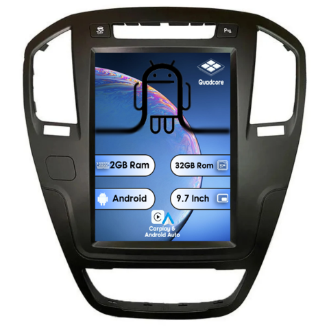 Navigatii Dedicate - Navigatie Dedicata Tesla Integrat Opel Insignia 2009-2013 , 2GB RAM 32GB ROM, Quadcore, Android, Display QLED 9.7", DSP, Carplay&AndroidAuto
