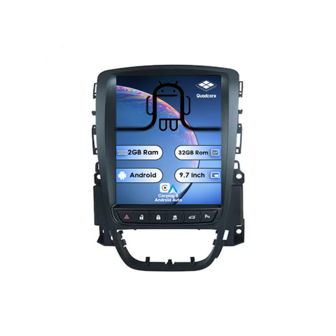Astra J (2009-2015) - Navigatie Dedicata Tesla Integrat Opel Astra J 2009+, 2GB RAM 32GB ROM, Quadcore, Android, Display QLED 9.7", DSP, Carplay&AndroidAuto