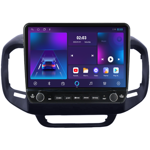 Navigatie dedicata Toro 2017-2020 Tesla cu butoane rotative model 2024, 4GB RAM 64GB ROM, Procesor Quadcore, Android 14, Display QLED 10", DSP, Carplay&Android Auto [5]