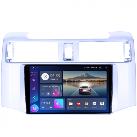 Toyota - Navigatie dedicata Toyota 4Runner 2009-2017, Android 14, Wireless Carplay si Android auto 4GB RAM 64GB ROM, Display QLED 1K, 9 inch, Microfon Extern