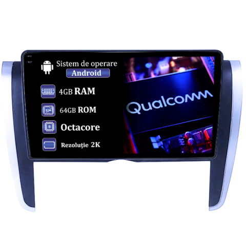 Allion 2007-2020 - Navigatie dedicata Toyota Allion 2007-2020, 4GB RAM 64GB ROM, Procesor Qualcomm Octacore, Android 14, Rezolutie 2K, Display QLED 9", DSP, Carplay&Android Auto, SIM 4G