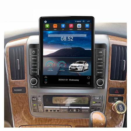 Navigatie dedicata Toyota Alphard 2002-2007,Tesla Style, ANDROID 13,Carplay&Android Auto, 10 inch , 8+128GB, Internet, Aplicatii, Waze, GPS [2]