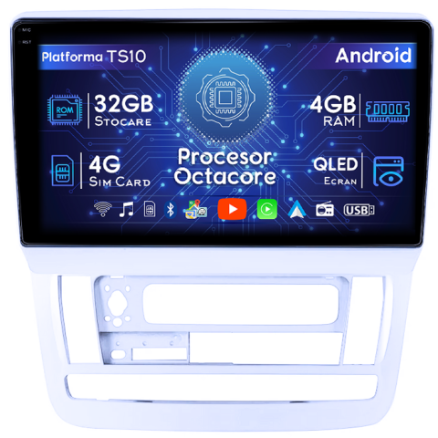 Toyota - Navigatie dedicata Toyota Alphard 2002-2008, 4GB RAM 32GB ROM, Octacore, Android 14, Display QLED 1K 9", DSP, Carplay&Android Auto, SIM 4G, Bluetooth, Ventilator Activ