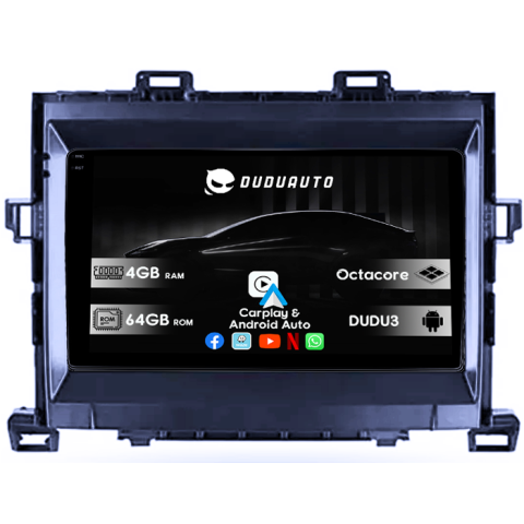 Toyota Alphard 2008-2014 - Navigatie dedicata Toyota Alphard 2008-2014, DUDU3, 4GB RAM 64GB ROM, Octacore, Platforma 8581, Android, Display QLED 9", DSP, Carplay&AndroidAuto