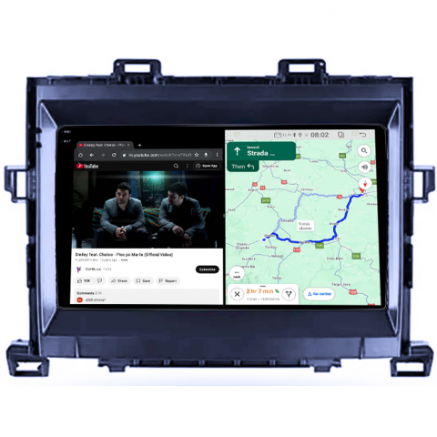 Navigatie dedicata Toyota Alphard 2008-2014, 4GB RAM 64GB ROM, Quad Core, Display 9" QLED 1K, Carplay, Android 14, Bluetooth, Magazin Play, Suport Camere AHD [2]