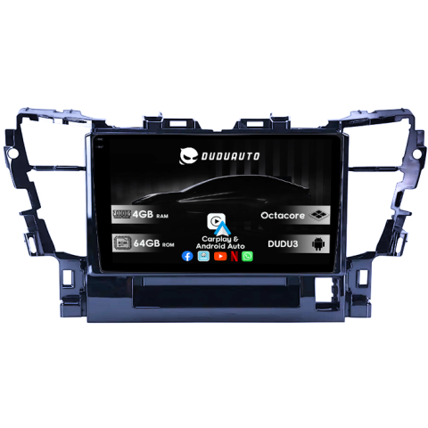 Alphard 2015-2020 - Navigatie dedicata Toyota Alphard 2015-2020, DUDU3, 4GB RAM 64GB ROM, Octacore, Platforma 8581, Android, Display QLED 9", DSP, Carplay&AndroidAuto