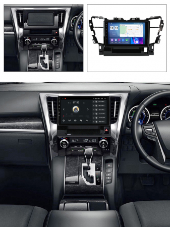 Navigatie dedicata Toyota Alphard 2015-2020, 4GB RAM 32GB ROM, Octacore, Android 14, Display QLED 1K 10", DSP, Carplay&Android Auto, SIM 4G, Bluetooth, Ventilator Activ [4]