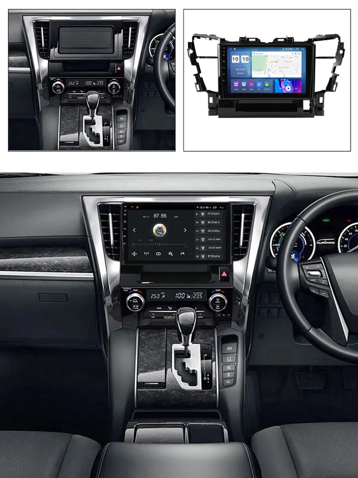 Navigatie dedicata Toyota Alphard 2015-2020,4GB RAM 64GB ROM, Procesor Qualcomm Octacore, Android 14, Rezolutie 2K, Display QLED 9", DSP, Carplay&Android Auto, SIM 4G [5]