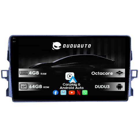 Auris 2006-2011 - Navigatie dedicata Toyota Auris 2006-2011, DUDU3, 4GB RAM 64GB ROM, Octacore, Platforma 8581, Android, Display QLED 9", DSP, Carplay&AndroidAuto