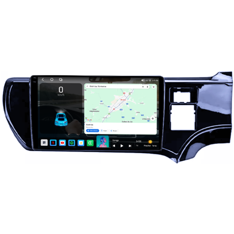 Navigatie dedicata Toyota Aqua 2011-2017 Right, 4GB RAM 64GB ROM, Procesor Qualcomm Octacore, Android 14, Rezolutie 2K, Display QLED 9", DSP, Carplay&Android Auto, SIM 4G [1]