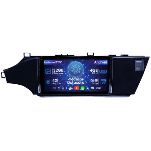 Avalon 2012-2018 - Navigatie dedicata Toyota Avalon 2012-2018, 4GB RAM 32GB ROM, Octacore, Android 14, Display QLED  9", DSP, Carplay&Android Auto, SIM 4G, Bluetooth, Ventilator Activ