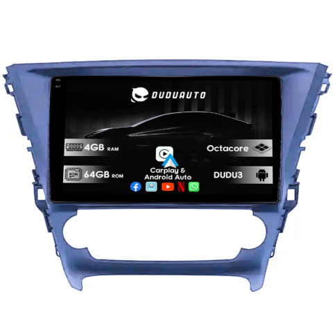 Avensis 2002-2008 - Navigatie dedicata Toyota Avensis Touring Sports, DUDU3, 4GB RAM 64GB ROM, Octacore, Platforma 8581, Android, Display QLED 9", DSP, Carplay&AndroidAuto