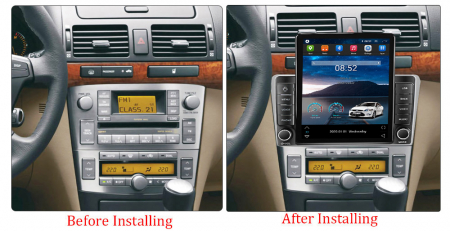 Navigatie dedicata Toyota Avensis T25 2002-2008,Tesla Style, ANDROID 13,Carplay&Android Auto, 10 inch , 8+128GB, Internet, Aplicatii, Waze, GPS [2]