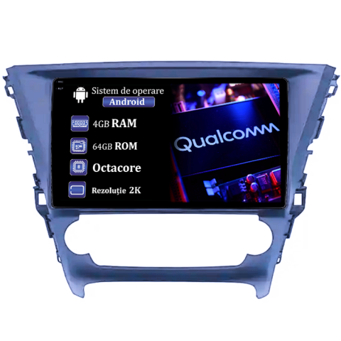 Navigatie dedicata Toyota Avensis Touring Sports, 4GB RAM 64GB ROM, Procesor Qualcomm Octacore, Android 14, Rezolutie 2K, Display QLED 9", DSP, Carplay&Android Auto, SIM 4G [0]