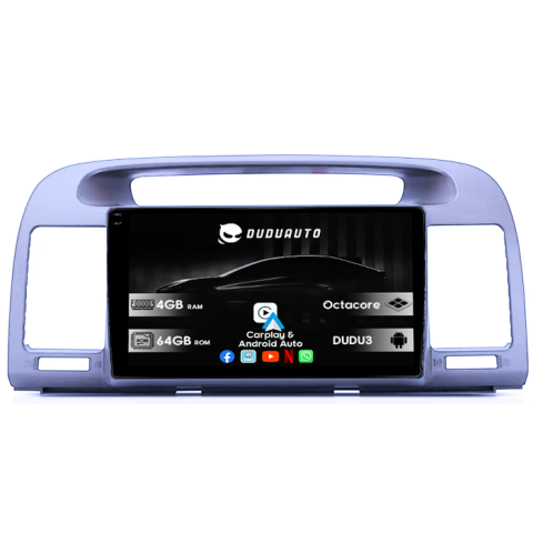 Navigatii Dedicate - Navigatie dedicata Toyota Camry 2002-2006, DUDU3, 4GB RAM 64GB ROM, Octacore, Platforma 8581, Android, Display QLED 9", DSP, Carplay&AndroidAuto