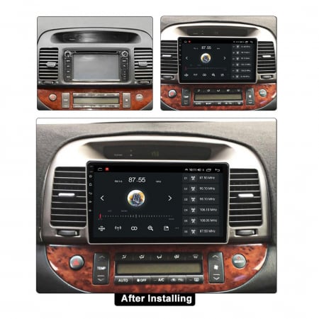 Navigatie dedicata Toyota Camry 2002-2006, 4 GB RAM 64 ROM, Android 13, Display QLED 1K, 9", DSP, Carplay, Android Auto, Internet, Youtube, Waze, WI-FI, USB, Bluetooth [4]