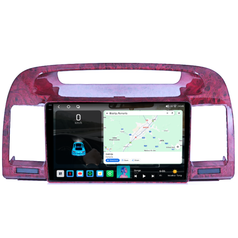 Navigatie dedicata Toyota Camry 2002-2006, 8GB RAM 128GB ROM, Octacore, Platforma TS18, Android 14, Display QLED 9", Suporta camera 360", DSP, Carplay&Android Auto, SIM 4G, Ventilator Activ [1]