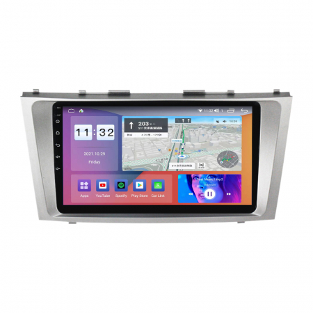 Navigatie dedicata Toyota Camry 2006-2011, 4 GB RAM 32 ROM, Android 13, Display QLED 1K, 9", DSP, Carplay, Android Auto, Internet, Youtube, Waze, WI-FI, USB, Bluetooth [1]
