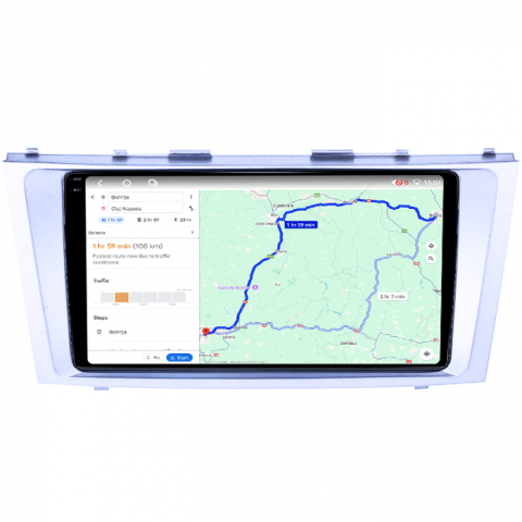 Navigatie dedicata Toyota Camry 2006-2011, 4GB RAM 64GB ROM, Octacore, Android 14, Display QLED 1K 9", Carplay&Android Auto, SIM 4G, Ventilator Activ [3]