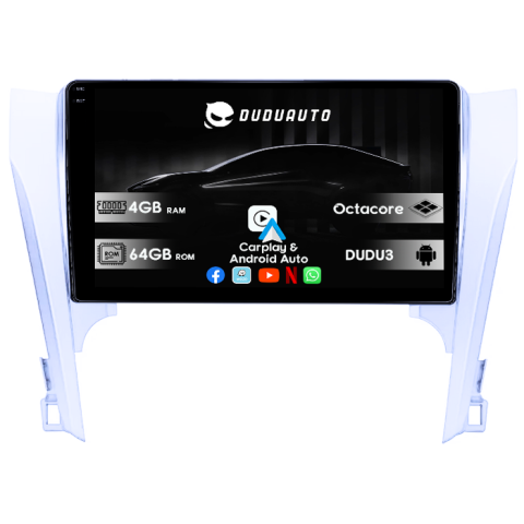 Camry 2011-2014 - Navigatie dedicata Toyota Camry 2011-2014, DUDU3, 4GB RAM 64GB ROM, Octacore, Platforma 8581, Android, Display QLED 9", DSP, Carplay&AndroidAuto