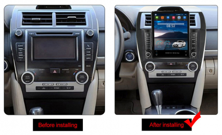 Navigatie dedicata Toyota Camry 2012-2014,Tesla Style, ANDROID 13,Carplay&Android Auto, 10 inch , 8+128GB, Internet, Aplicatii, Waze, GPS [2]
