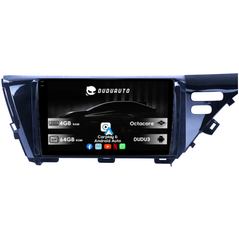 Navigatii Dedicate - Navigatie dedicata Toyota Camry 2017-2020, DUDU3, 4GB RAM 64GB ROM, Octacore, Platforma 8581, Android, Display QLED 9", DSP, Carplay&AndroidAuto