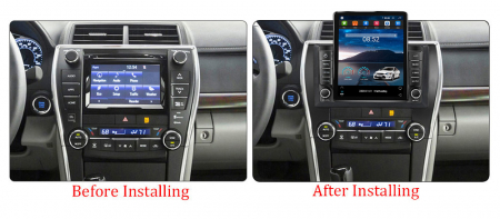 Navigatie dedicata Toyota Camry 2014-2017,Tesla Style, ANDROID 13,Carplay&Android Auto, 10 inch , 8+128GB, Internet, Aplicatii, Waze, GPS [2]