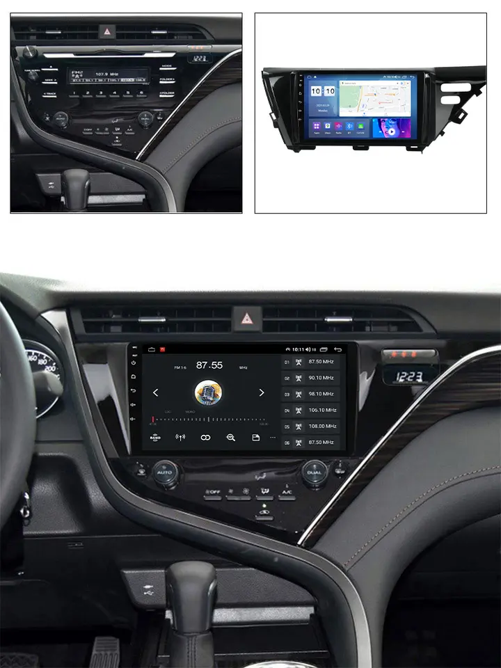 Navigatie dedicata Toyota Camry 2017-2020,4GB RAM 64GB ROM, Procesor Qualcomm Octacore, Android 14, Rezolutie 2K, Display QLED 9", DSP, Carplay&Android Auto, SIM 4G [5]