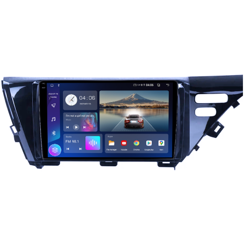 Camry 2017-2020 - Navigatie dedicata Toyota Camry 2017-2020,4GB RAM 64GB ROM, Procesor Qualcomm Octacore, Android 14, Rezolutie 2K, Display QLED 9", DSP, Carplay&Android Auto, SIM 4G