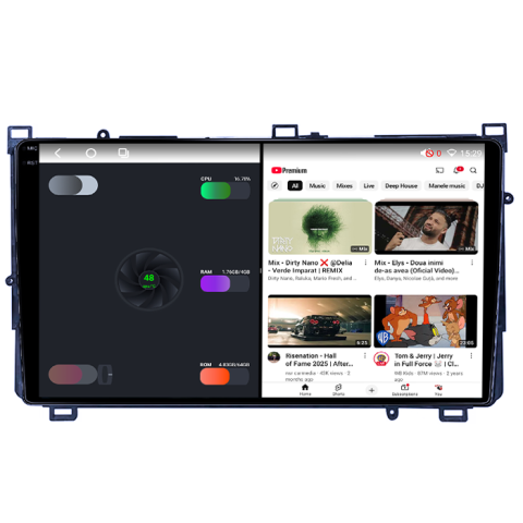 Navigatie dedicata Toyota Corolla 11 Auris E180 2017-2018, 4GB RAM 64GB ROM, Procesor Qualcomm Octacore, Android 14, Rezolutie 2K, Display QLED 9", DSP, Carplay&Android Auto, SIM 4G [4]