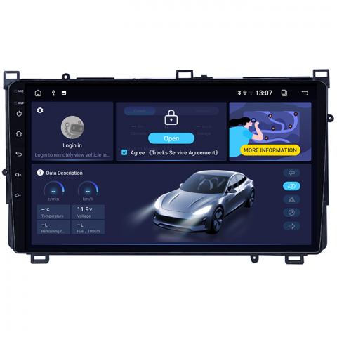 Corolla 11 Auris E180 2017-2018 - Navigatie dedicata Toyota Corolla 11 Auris E180 2017-2018, 8GB RAM 128GB ROM, Octacore, Platforma TS18, Android 13, Display QLED 9”, Suporta camera 360º, DSP, Carplay&Android Auto, SIM 4G, Ventilator