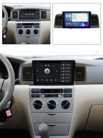 Navigatie dedicata Toyota Corolla 2007-2012, 4 GB RAM 32 ROM, Android 13, Display QLED 1K, 9", DSP, Carplay, Android Auto, Internet, Youtube, Waze, WI-FI, USB, Bluetooth [6]