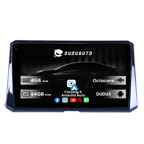 Corolla E21 2019+ - Navigatie dedicata Toyota Corolla, Auris 2018-2019, DUDU3, 4GB RAM 64GB ROM, Octacore, Platforma 8581, Android, Display QLED 9", DSP, Carplay&AndroidAuto
