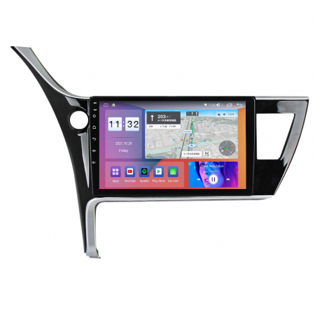 Navigatie dedicata Toyota Corolla 2017-2019, 4GB RAM 64GB ROM, Octacore, Android 13, Display QLED 10", DSP, Carplay, Android Auto, Internet, Youtube, Waze, WIFI, Bluetooth [1]