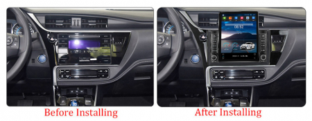 Navigatie dedicata Toyota Corolla 2017-2019,Tesla Style, ANDROID 13,Carplay&Android Auto, 10 inch , 8+128GB, Internet, Aplicatii, Waze, GPS [2]