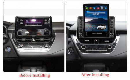 Navigatie dedicata Toyota Corolla 2018-2019,Tesla Style, ANDROID 13,Carplay&Android Auto, 10 inch , 8+128GB, Internet, Aplicatii, Waze, GPS [2]